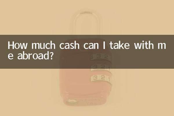 出国能带多少现金