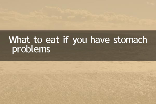 O que comer se você tiver problemas de estômago