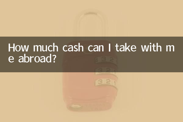 出国能带多少现金