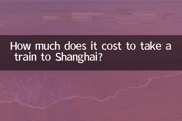كم يكلف ركوب القطار إلى شنغهاي؟