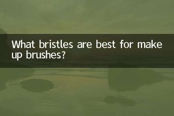 Quels poils conviennent le mieux aux pinceaux de maquillage ?