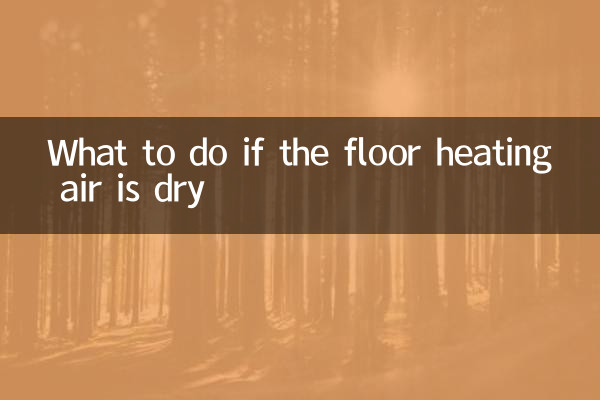 اگر فرش حرارتی ہوا خشک ہو تو کیا کریں