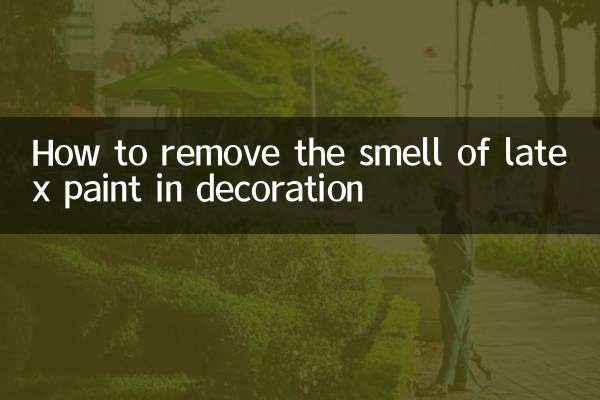 So entfernen Sie den Geruch von Latexfarbe in der Dekoration