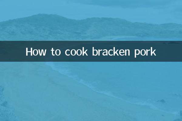 طرز پخت گوشت خوک برشته