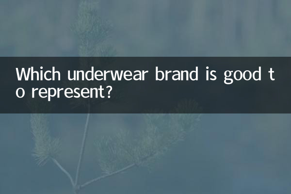 Qual marca de roupa íntima é boa para representar?