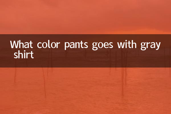 ধূসর শার্টের সাথে কি রঙের প্যান্ট যায়