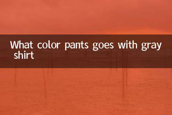 Di che colore si abbinano i pantaloni alla camicia grigia?