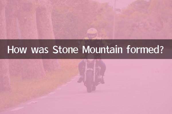 Come si è formata la Stone Mountain?