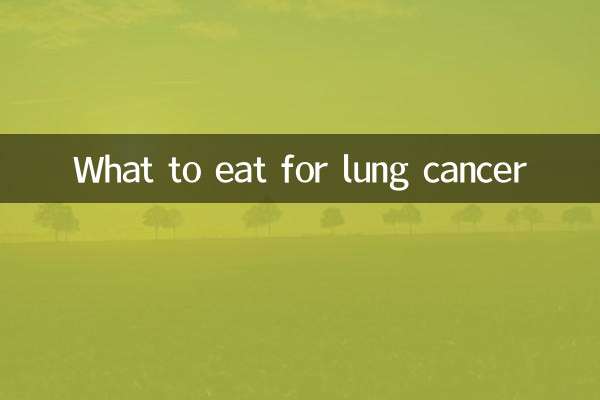 Qué comer para el cáncer de pulmón