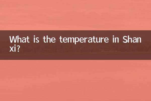 ¿Cuál es la temperatura en Shanxi?