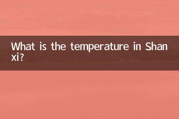 Qual è la temperatura nello Shanxi?