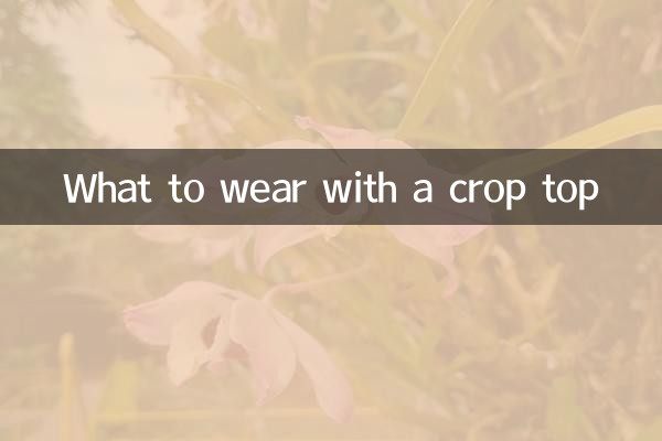 ماذا نرتدي مع قمة المحاصيل