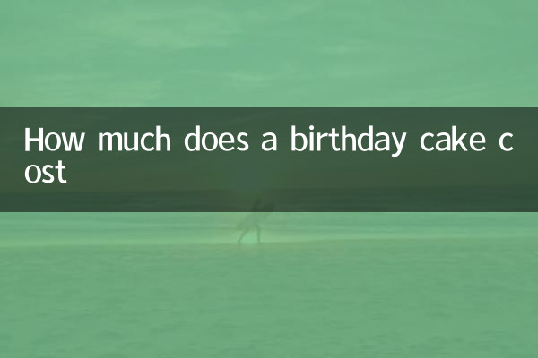 How much does a birthday cake cost