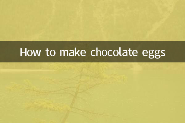 Come preparare le uova di cioccolato
