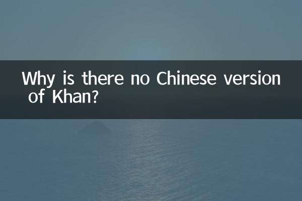 ¿Por qué no existe una versión china de Khan?