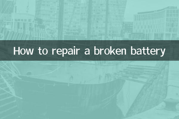 Cómo reparar una batería rota