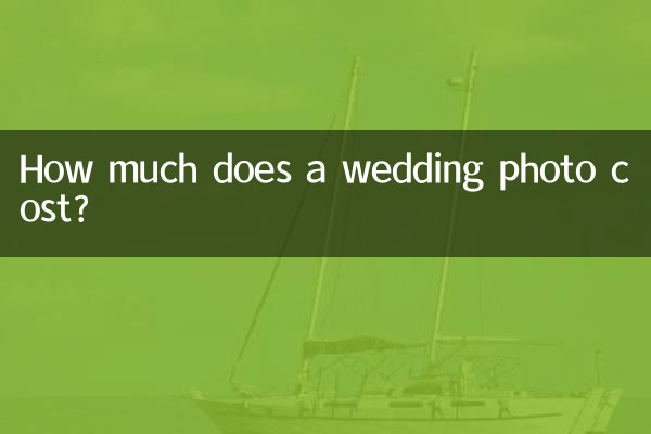 Combien coûte une photo de mariage ?