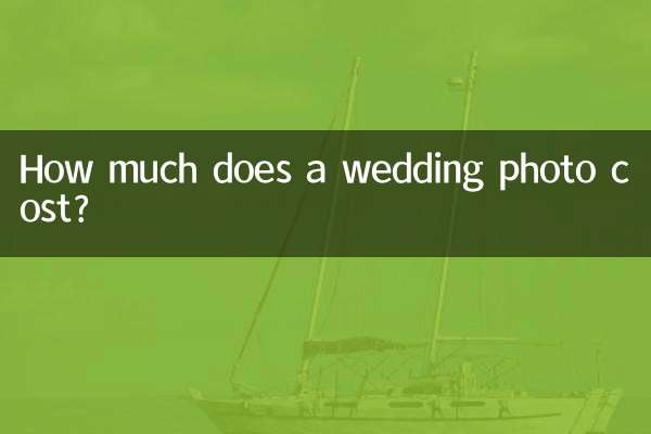 Combien coûte une photo de mariage ?
