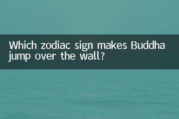 ما هي الأبراج التي تجعل بوذا يقفز من فوق الجدار؟