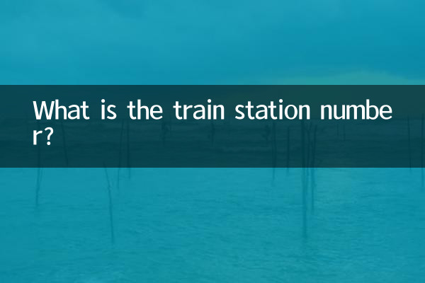 What is the train station number?