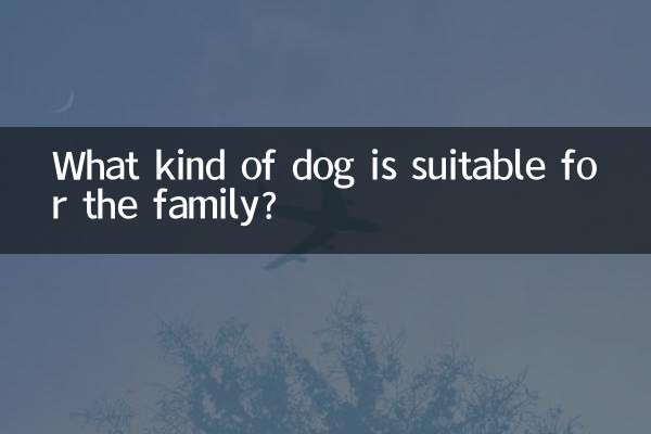 What kind of dog is suitable for the family?