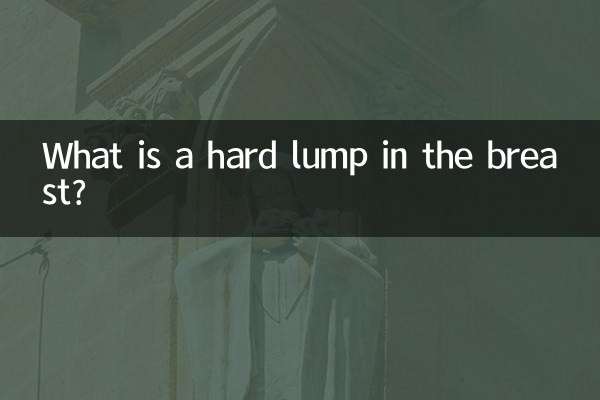 Was ist ein harter Knoten in der Brust?