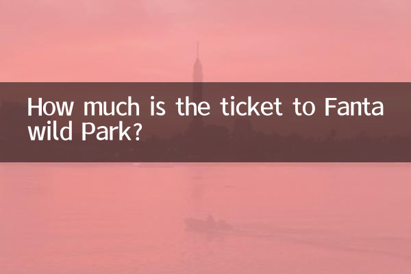 Quanto custa o ingresso para o Parque Fantawild?