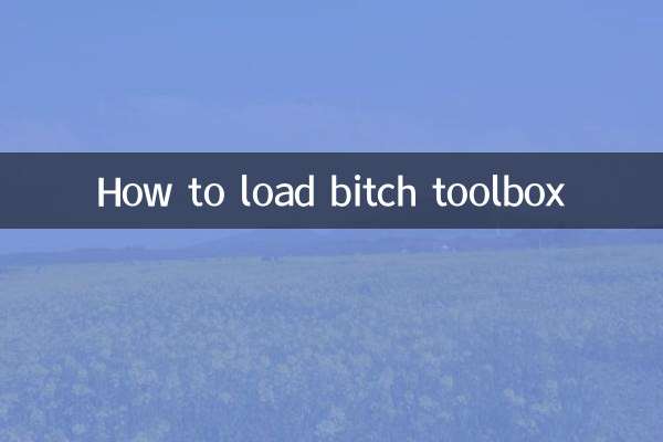 How to load bitch toolbox