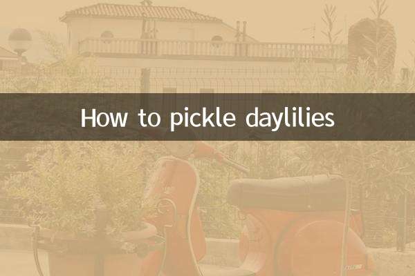 How to pickle daylilies