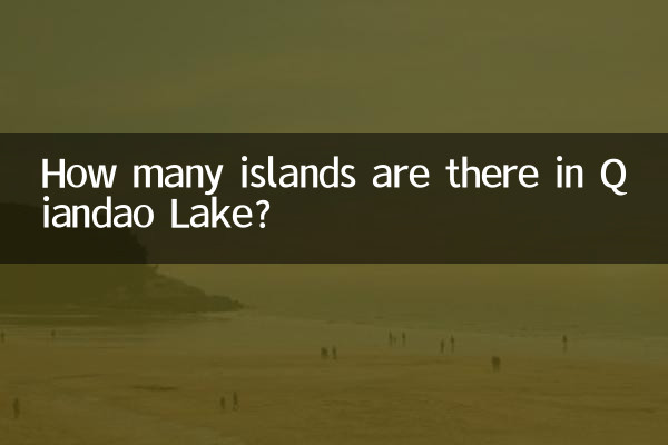 How many islands are there in Qiandao Lake?