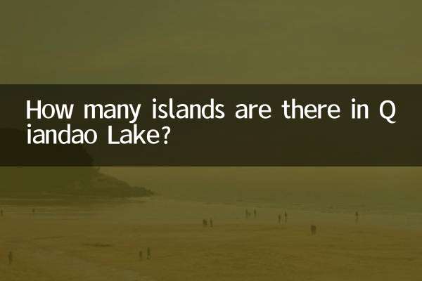How many islands are there in Qiandao Lake?