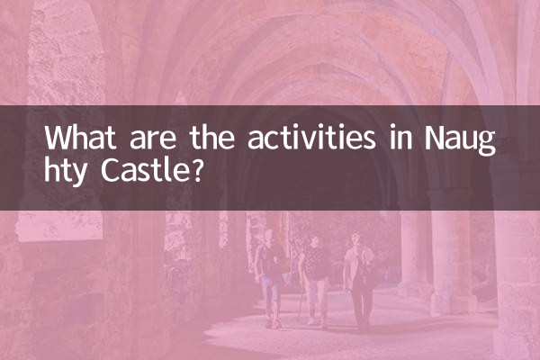 नॉटी कैसल में क्या गतिविधियाँ हैं?