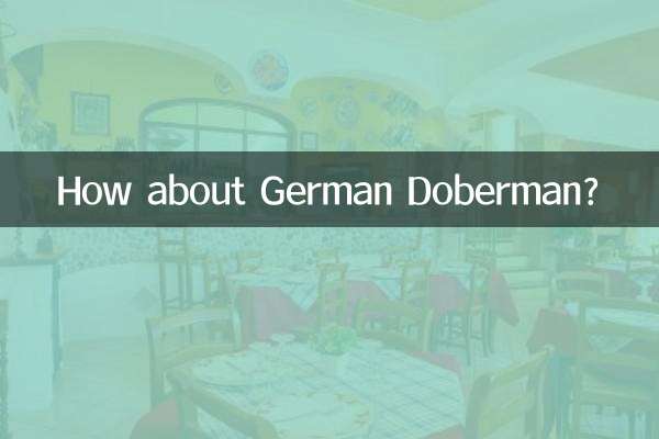 Wie wäre es mit einem deutschen Dobermann?