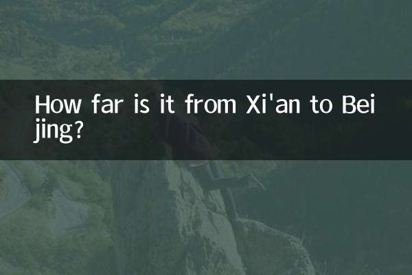 How far is it from Xi'an to Beijing?