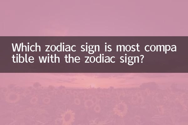¿Qué signo del zodíaco es más compatible con el signo del zodíaco?