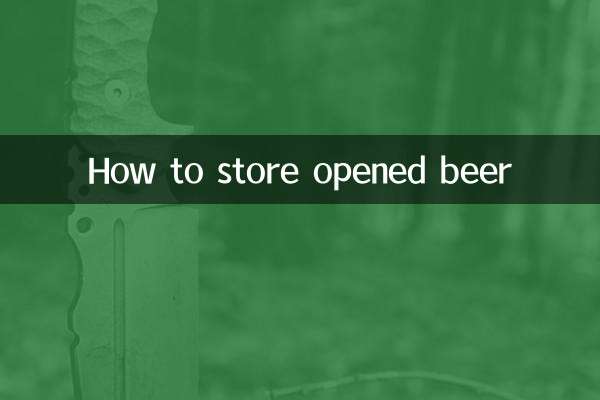 Come conservare la birra aperta