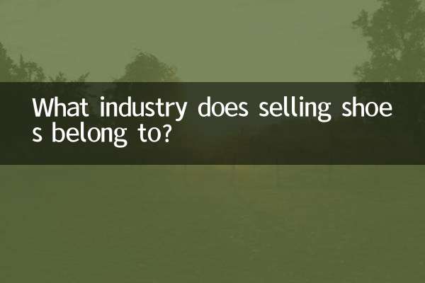 فروش کفش متعلق به چه صنعتی است؟