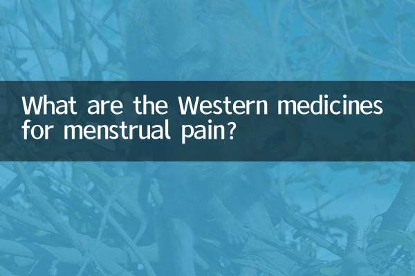 Quais são os medicamentos ocidentais para dores menstruais?