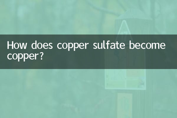 سولفات مس چگونه به مس تبدیل می شود؟