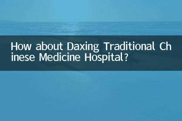 Wie wäre es mit dem Daxing Traditional Chinese Medicine Hospital?