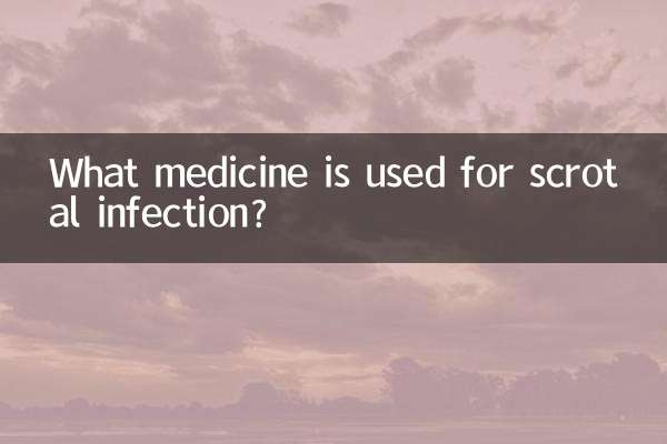 Welches Medikament wird bei einer Skrotalinfektion eingesetzt?