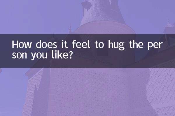 Qual é a sensação de abraçar a pessoa que você gosta?