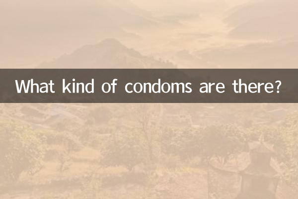 Que tipo de preservativos existem?