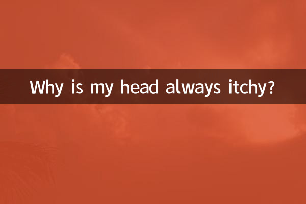 Warum juckt mein Kopf immer?