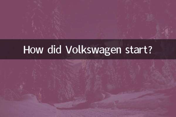 Comment Volkswagen a-t-elle démarré ?