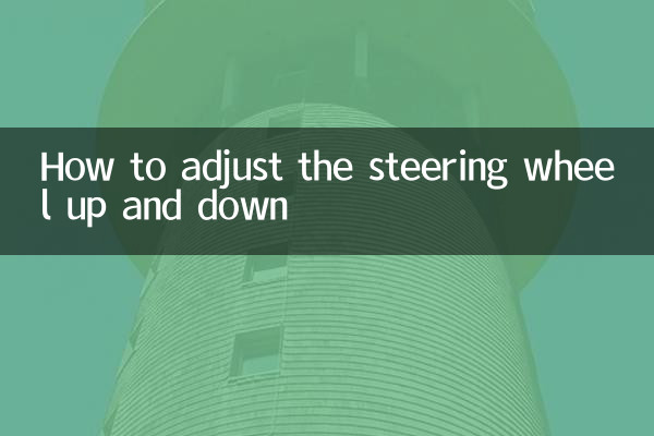 Come regolare il volante su e giù