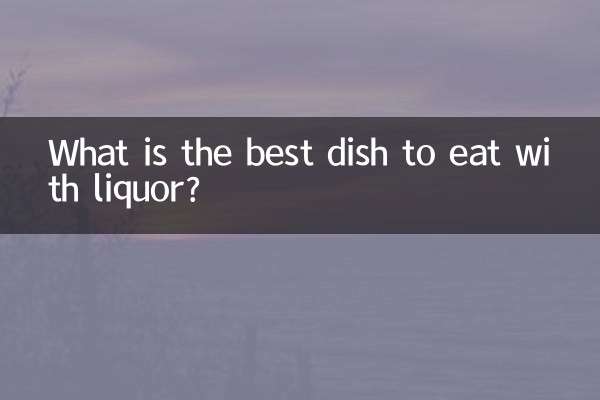 شراب کے ساتھ کھانے کے لئے بہترین ڈش کیا ہے؟