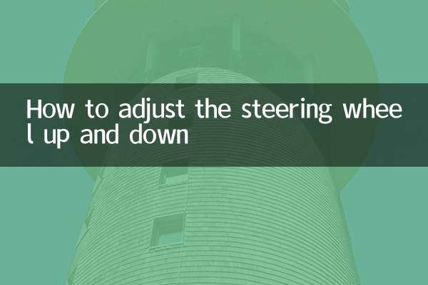 Come regolare il volante su e giù