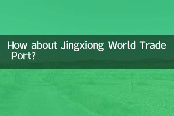जिंगक्सिओनग वर्ल्ड ट्रेड पोर्ट के बारे में क्या ख्याल है?