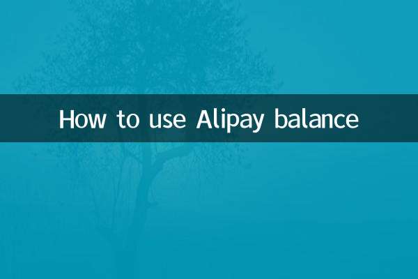 How to use Alipay balance